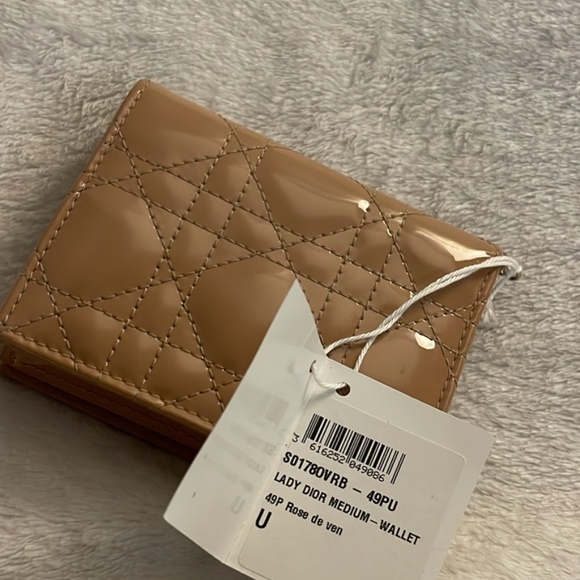 LADY DIOR MINI WALLET - Picture 4 of 9